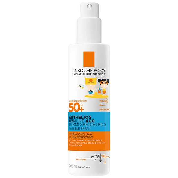 La Roche Posay Anthelios Dermo Pediatrics UVmune 400 Güneş Koruyucu Sprey SPF50+ 200 ml ürün görseli 1