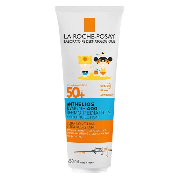 La Roche Posay Anthelios Dermo Pediatrics UVmune400 SPF50+ Hassas Ciltler Ve Çocuklar İçin Güneş Koruyucu Vücut Sütü 250 ml ürün görseli 1