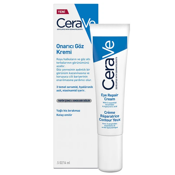 CeraVe Bariyer Onarıcı ve Nemlendirici Göz Kremi 14 ml ürün görseli 1