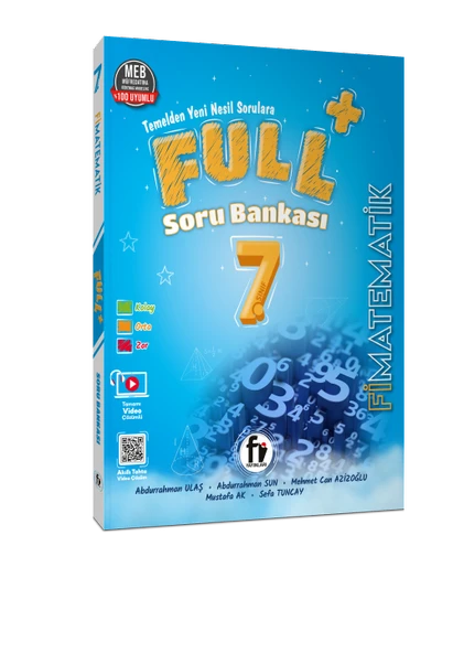 Fi Yayınları 7. Sınıf Matematik Full Soru Bankası Yeni ürün görseli 1