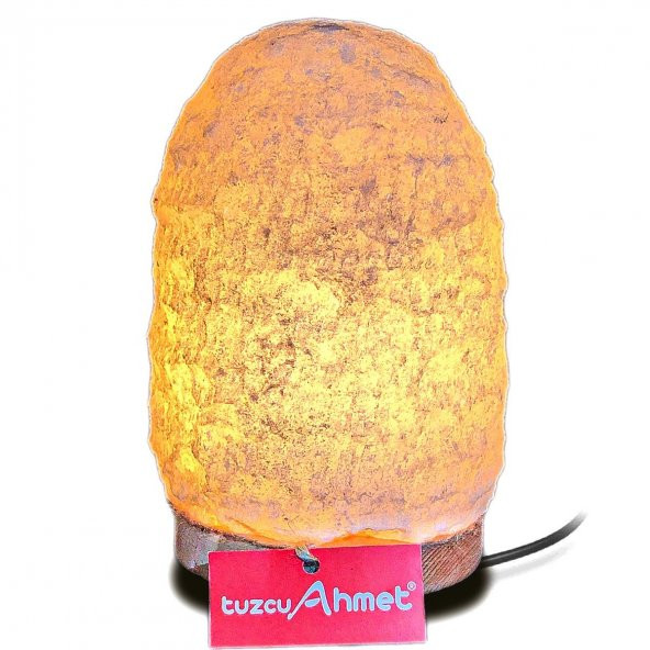 Tuzcu Ahmet 1/2 Kg Çankırı Beyaz Doğal Tuz Lambası ürün görseli 1
