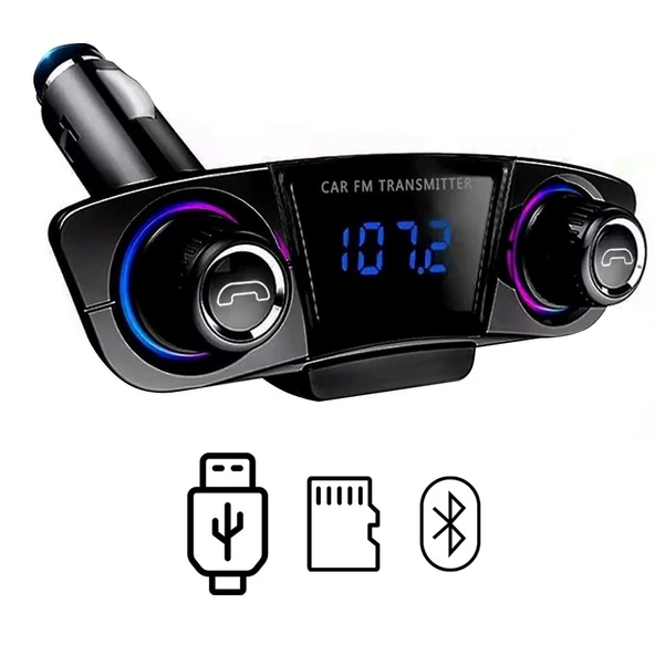 NKT GROUP PM-22010 Bluetooth - SD Hafıza Kartı - Aux - Flash Bellek FM Transmitter ürün görseli 1