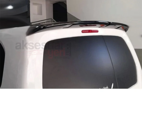 Peugeot Partner 2008+ 2 Parça Spoiler Parlak Siyah Boyalı İthal Ürün Plastik ürün görseli 1
