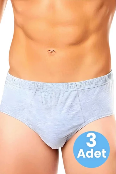 Uniquetrenders   Erkek Pamuklu Slip 3'lü Paket ürün görseli 1