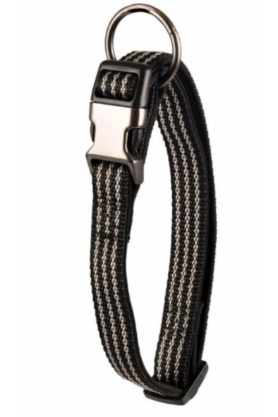 Flamingo Rover Köpek Boyun Tasma Siyah 40-55cm ürün görseli 1