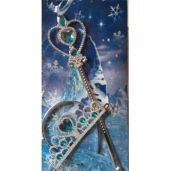 Elsa Frozen Taç-Asa İkili Takım ürün görseli 1