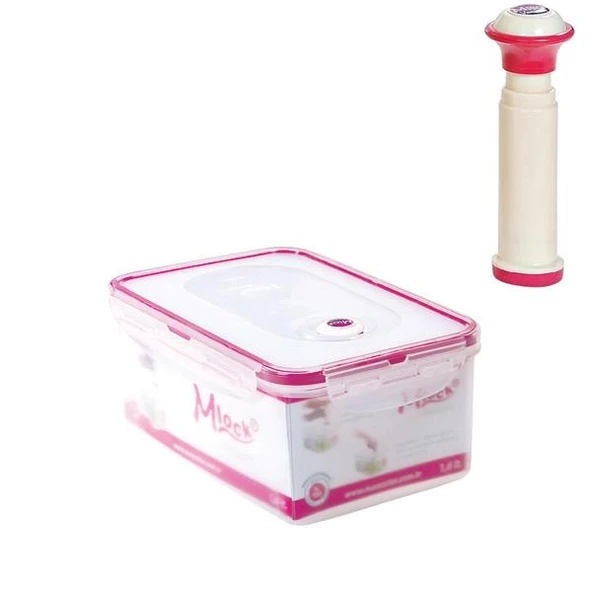 Moon Star Vakumlu hava geçirmez saklama kabı 1,60 LT+Pompa-MVAC182 ürün görseli 1