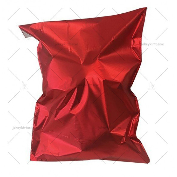 Mat METALİZE En: 35cm x BoY: 50cm MaT Bantlı KIRMIZI Hediye PAKETİ (20 adet) ürün görseli 1