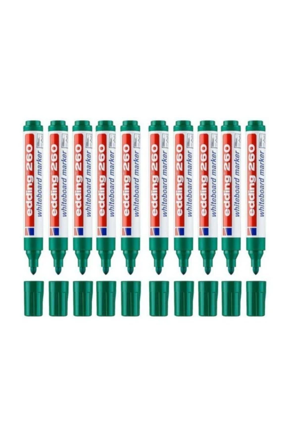 Edding Tahta Kalemi Yuvarlak Uçlu 1.5-3MM Yeşil (10 Lu Paket) ürün görseli 1