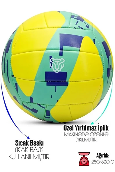Voleybol Topu VT500 Trick No:5  Yumuşak Doku Semi-Pro İç-Dış Mekan Soft Touch 270 g ürün görseli 1