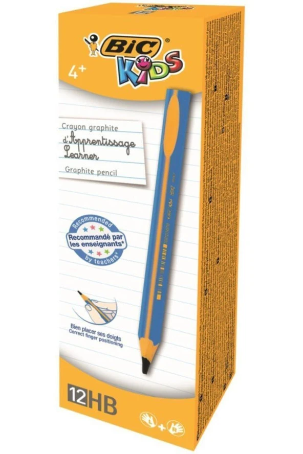 Bic Kurşun Kalem Kids Evolution HB Üçgen Jumbo 12 Lİ Mavi Başlangıç Kalemi (12 Li Paket) ürün görseli 1
