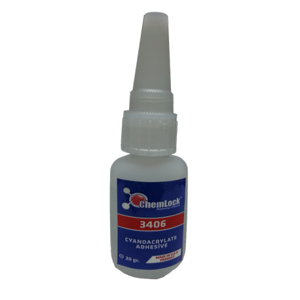 Chemlock 3406 Plastik Kauçuk ve Lastik İçin Hızlı Yapıştırıcı 20gr. ürün görseli 1