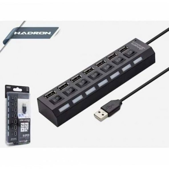 Hadron HR-103 Usb 7Port Çoklayıcı Hub ürün görseli 1