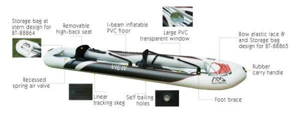 Aqua Marina View Kayak Çift Kişilik - Resim 2