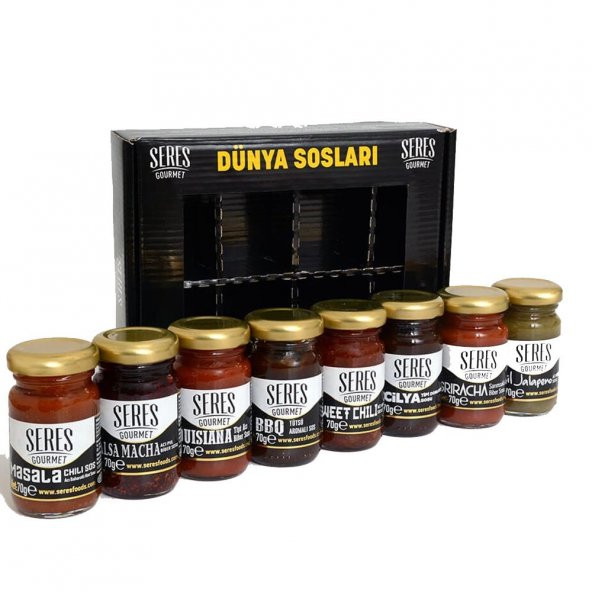 Seres Gourmet Dünya Sosları Set (8x70 g ) _560 g ürün görseli 1