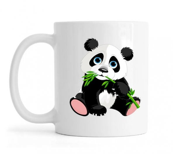 HİDZ PANDA BASKILI PORSELEN KUPA ürün görseli 1