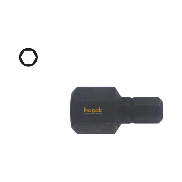 5/16" Allen Bits Uç (Darbeli Kullanıma Uygun) - 14 x 30 mm ürün görseli 1