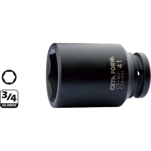 3/4" 6 Köşe Derin Havalı Lokma Anahtar - 22 mm ürün görseli 1