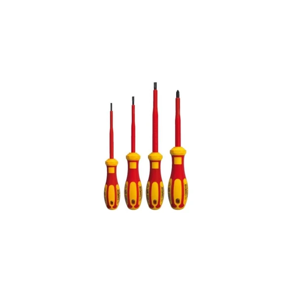 4 Parça C-PLUS 1000V Tornavida Takımı (VDE) - Düz/Yıldız ürün görseli 1