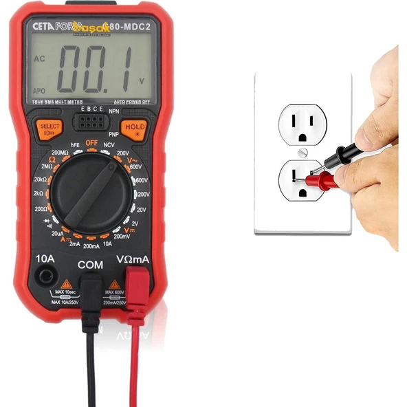 Digital Multimeter (DC Akım - Manuel Sınıflandırma) - Resim 2
