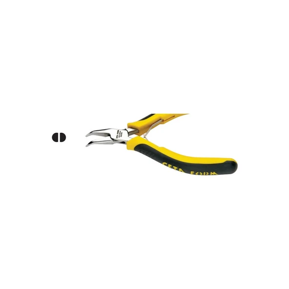C-TRONIC Comfort Elektronikçi Eğri Kargaburun -130 mm ürün görseli 1