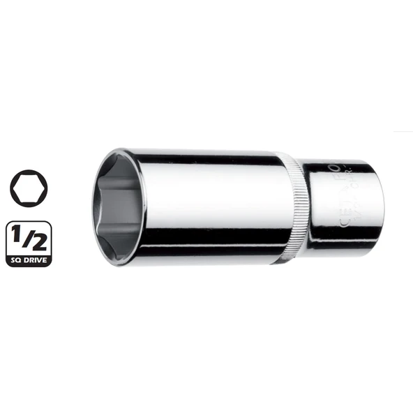1/2" 6 Köşe Derin Lokma Anahtar - 30 mm ürün görseli 1