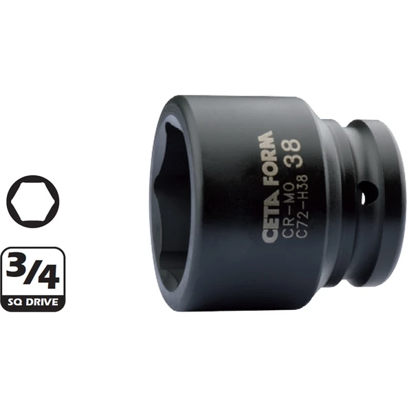 3/4" 6 Köşe Havalı Lokma Anahtar - 30 mm ürün görseli 1