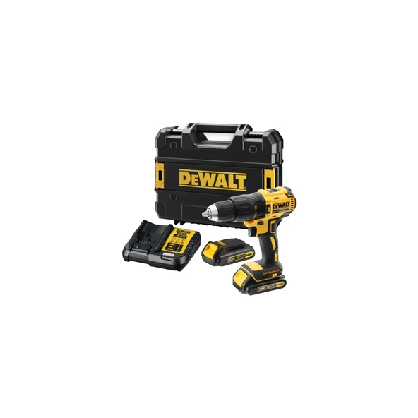Dewalt DCD708D2T 18V 1.5AH KOMPAKT KÖMÜRSÜZ AKÜLÜ DARBESİZ MATKAP ürün görseli 1