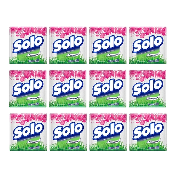 Solo Peçete 100'lü 12 Adet ürün görseli 1
