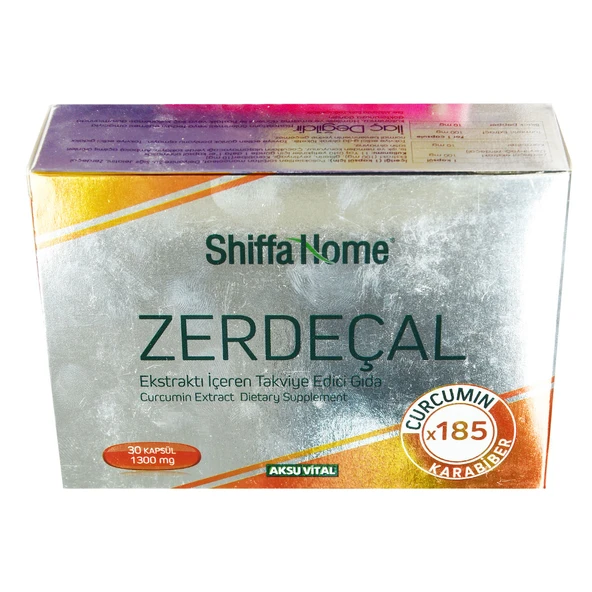 Shiffa Home Zerdeçal Ekstraktı Yumuşak 1300 Mg x 30 Kapsül ürün görseli 1