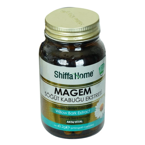 Shiffa Home Magem Söğüt Kabuğu Ekstresi 670 Mg x 60 Kapsül ürün görseli 1
