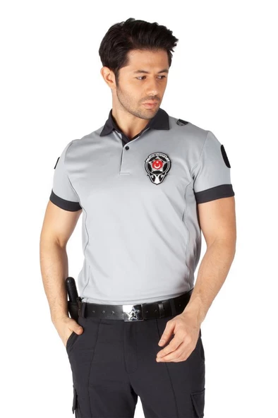Yeni Tip Kamu Özel Güvenlik Erkek Yazlık Kısa Kol Tişört ürün görseli 1