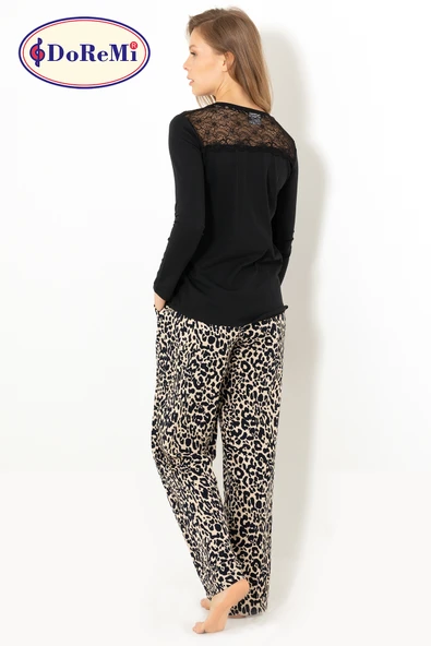 DoReMi Elegant Desing Bayan Pijama Takımı - Resim 12