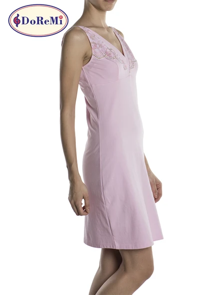 DoReMi Lace Pink Gecelik - Resim 6