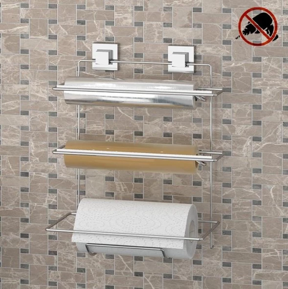 Geseus Yapışkanlı Folyoluk Streçlik Kağıt Havlu Asacağı EF032 ürün görseli 1
