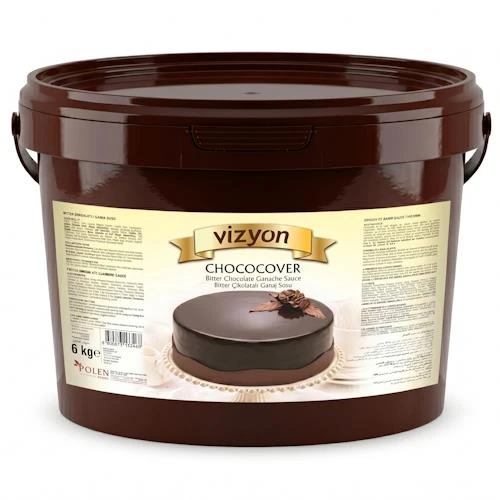 VİZYON BİTTER ÇİKOLATALI GANAJ SOSU 6 KG ürün görseli 1