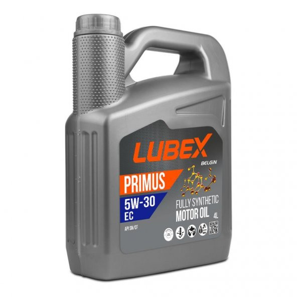 Lubex Primus EC 5W-30 4 Lt Tam Sentetik Motor Yağı ürün görseli 1