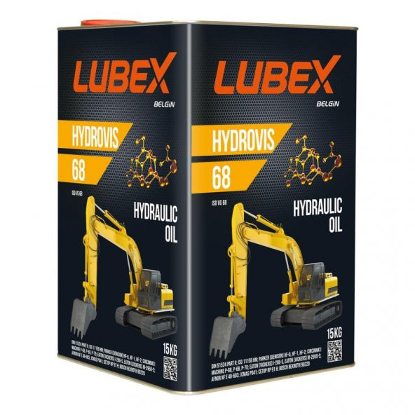 Lubex Hydrovis 68 15 Kg Hidrolik Sistem Yağı ürün görseli 1