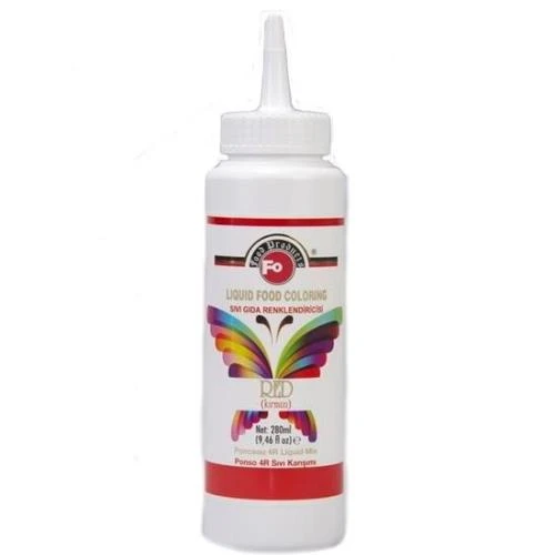 Fo Kırmızı Sıvı Gıda Boyası 280Ml ürün görseli 1
