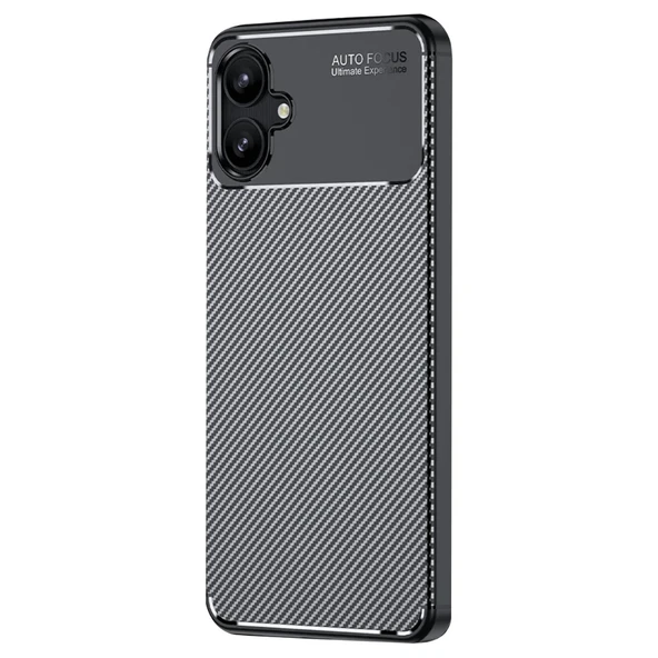 Gpack Samsung Galaxy A06 Kılıf Negro Karbon Kamera Korumalı Silikon ürün görseli 1