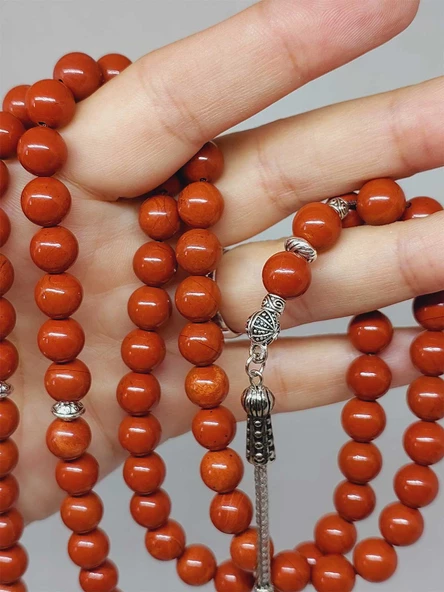 Jasper Taşı 99luk Tesbih 8mm (22455) - Resim 4