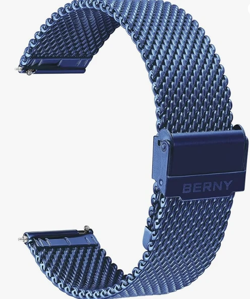 PASLANMAZ ÇELİK KORDON MK1003 - BLUE - 18MM ürün görseli 1