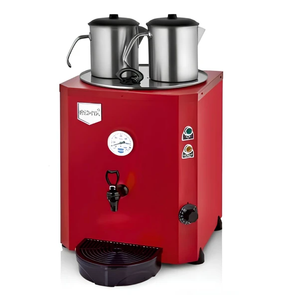 Remta DE12 Jumbo Kırmızı Çay Makinesi 13 litre 2 demlik dahil ürün görseli 1