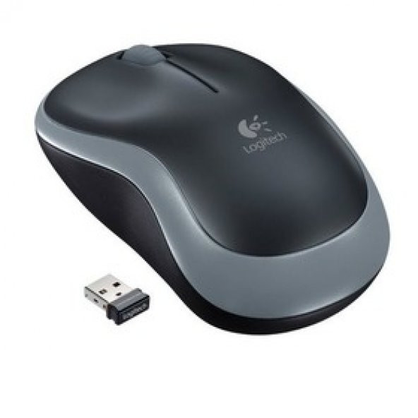 Logitech 910-002235 M185 Gri Kablosuz Mouse Optik 1000 Dpı Buton ürün görseli 1