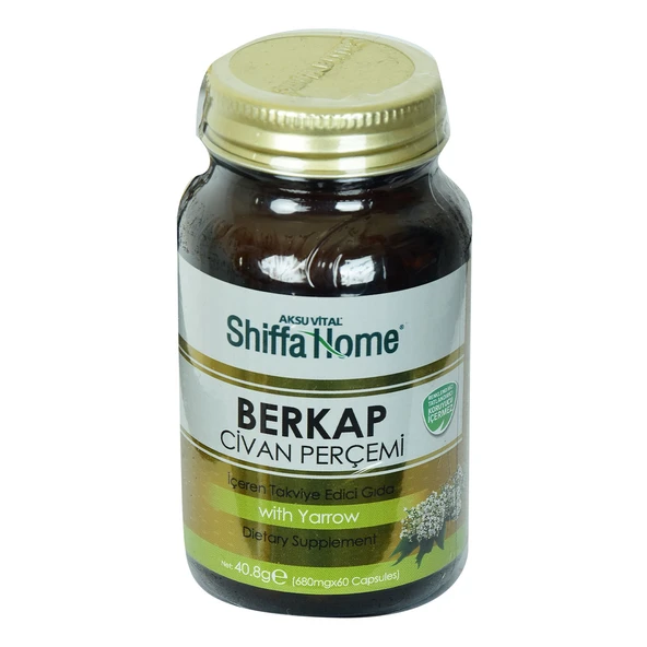 Shiffa Home Berkap Civan Perçemi Diyet Takviyesi 680 Mg x 60 Kapsül ürün görseli 1