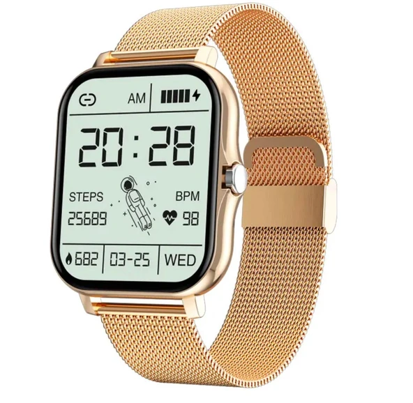 PASLANMAZ ÇELİK KORDON MK1002-GOLD - 24MM ürün görseli 1