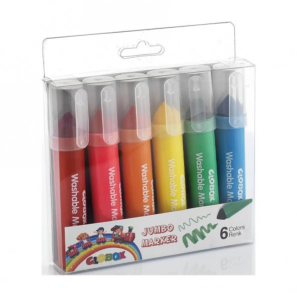 GLOBOX JUMBO KECELI KALEM 6 LI ürün görseli 1