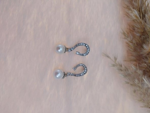 Hdmarketim Swarovski Taşlı Doğal Taşlı Küpe ürün görseli 1