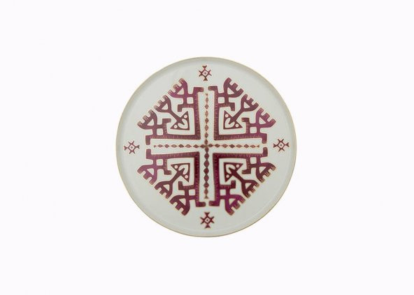 Porland Arabesque Desen6 Düz Tabak 18cm ürün görseli 1