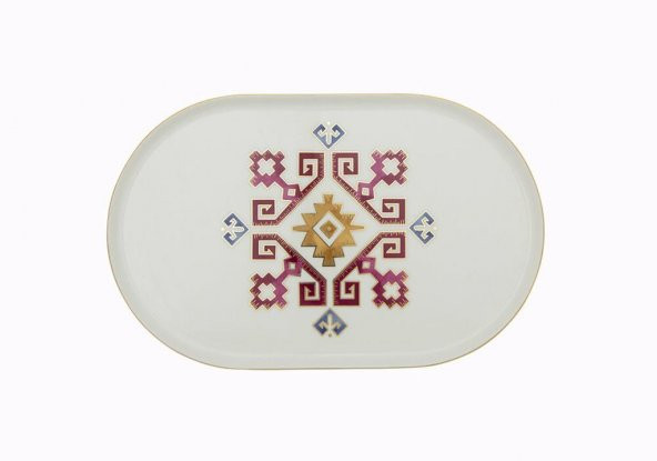 Porland Arabesque Kayık Tabak 32cm ürün görseli 1
